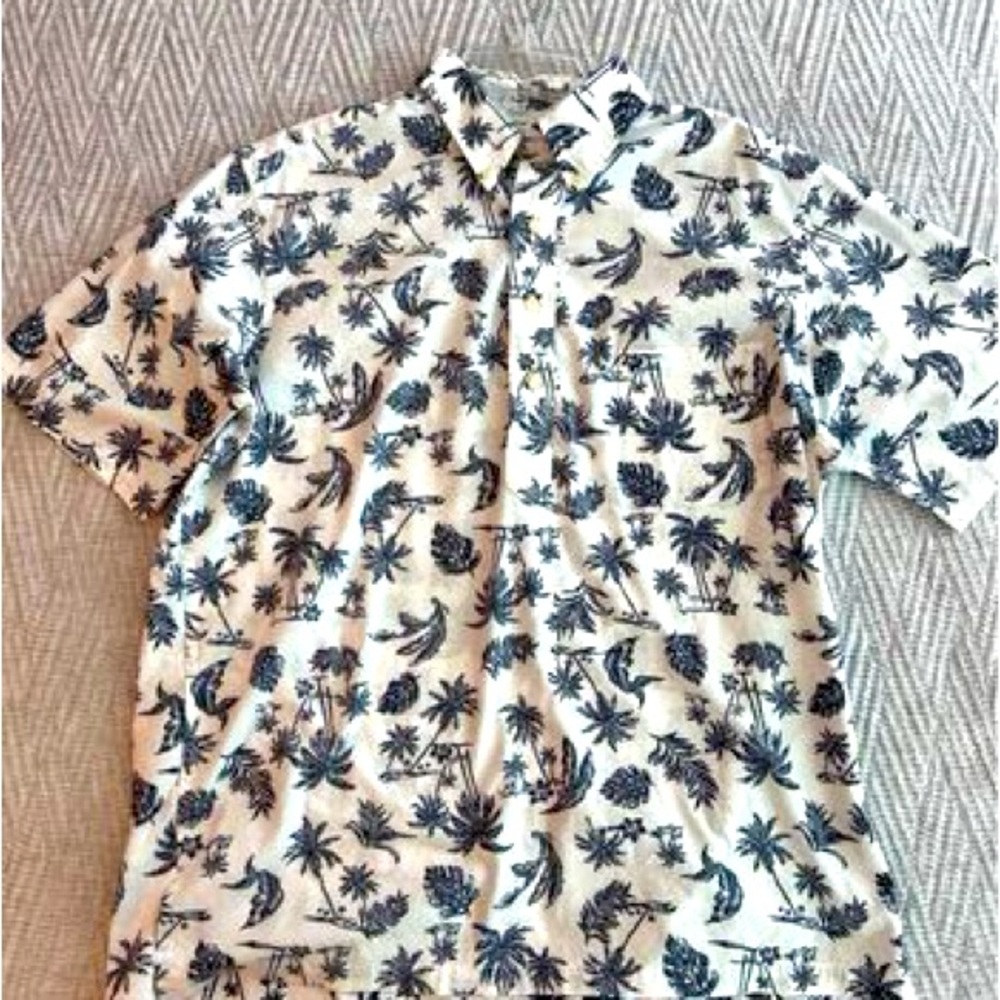 Kiholo Kai Hawaiian Made Aloha Shirt, Men’s L
